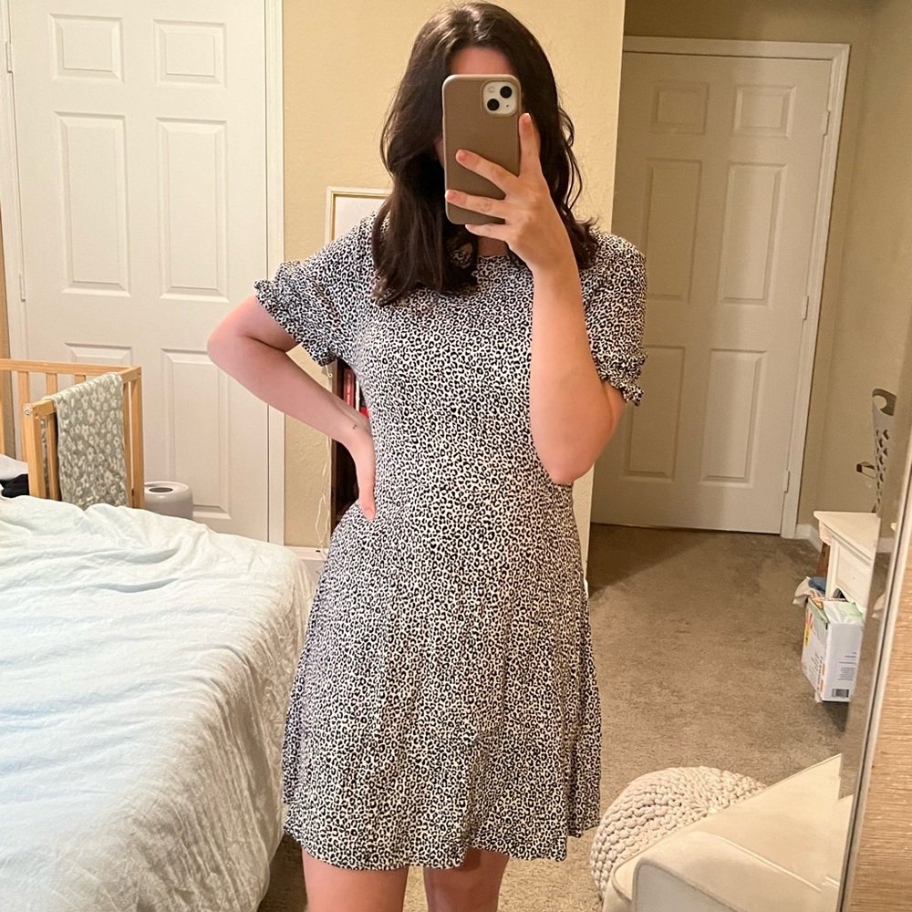 BP leopard print mini dress